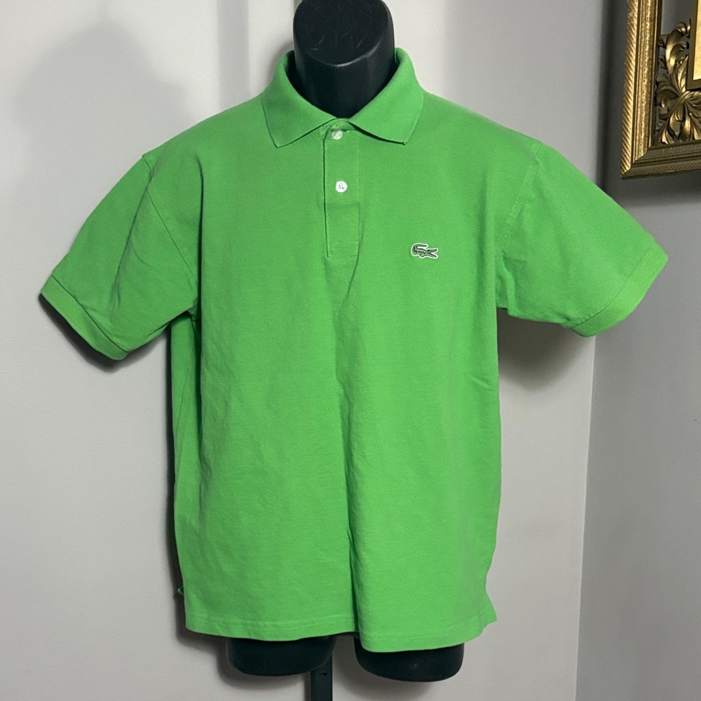 Lacoste XL Size 6 Green Polo Shirt